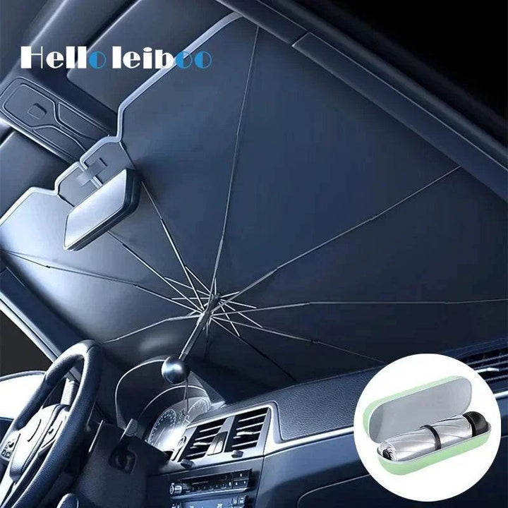 Car Windshield Umbrella Sun Shade | Foldable UV Blocker - Carmodza.com