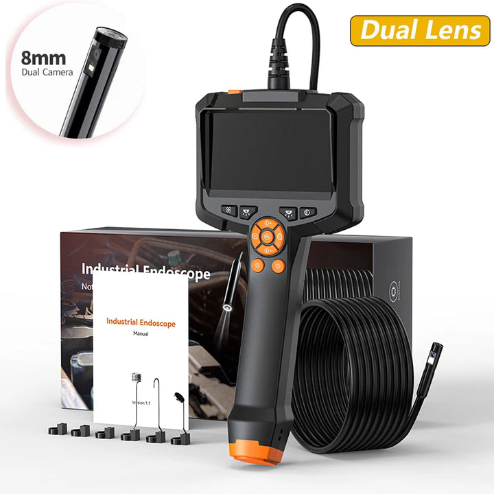 Industrial Borescope Endoscope Camera 4.3" HD 1080P Car Inspection - Carmodza.com