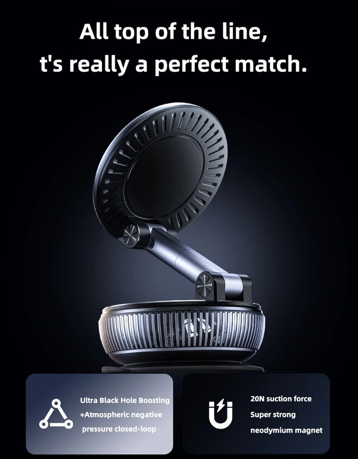 Magnetic Car Phone Holder Mount | 360° Rotating & Foldable - Carmodza.com