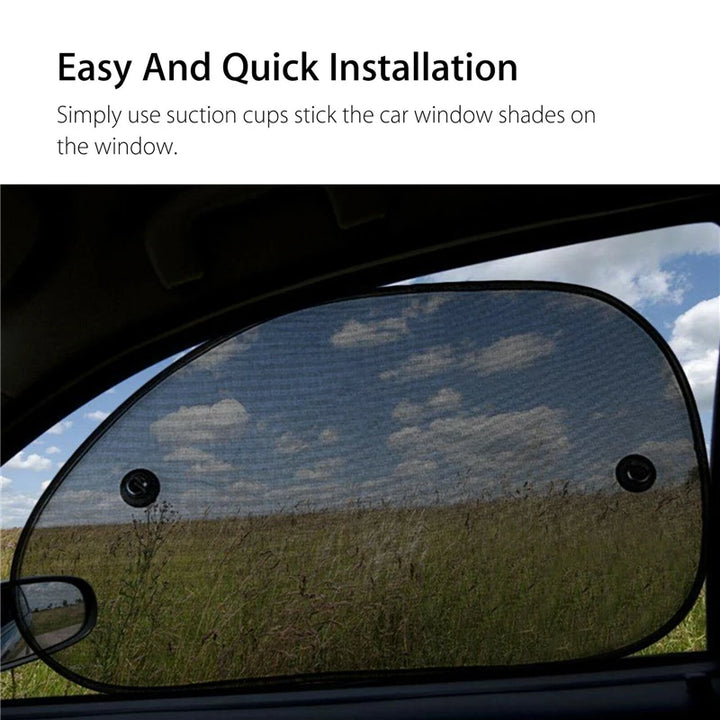 Universal Car Sunshade Covers – Folding Mesh Windshield Shield - Carmodza.com