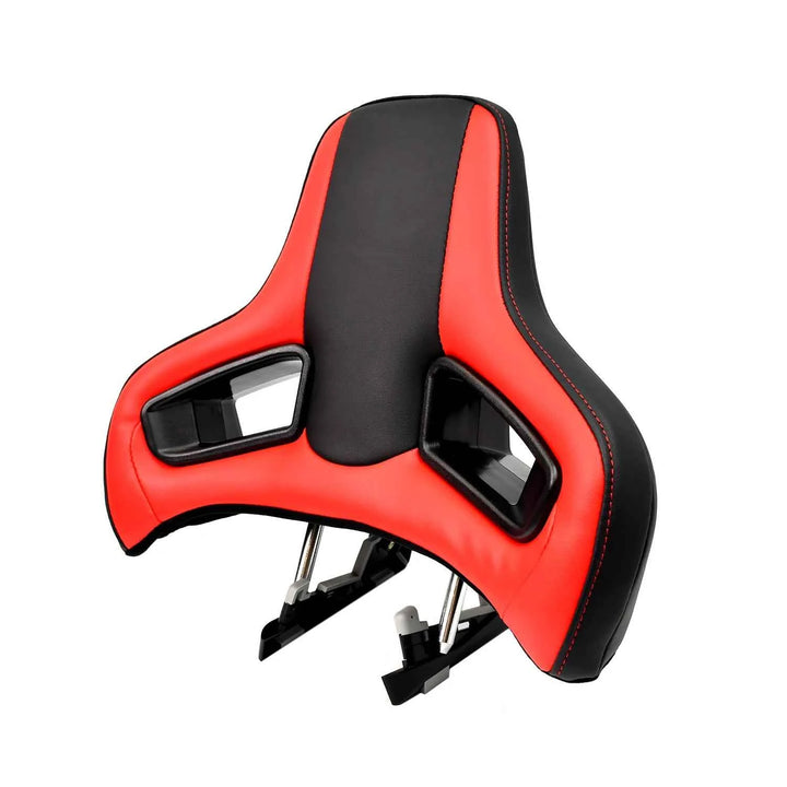 Racing Style Car Headrest Pillows (Pair) - Red & Black Universal Fit - Carmodza.com