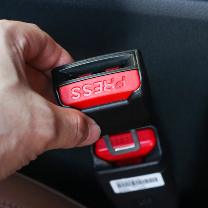 Car Seat Belt Clip Extension: Universal Safety Buckle (2-Pack) - Carmodza.com