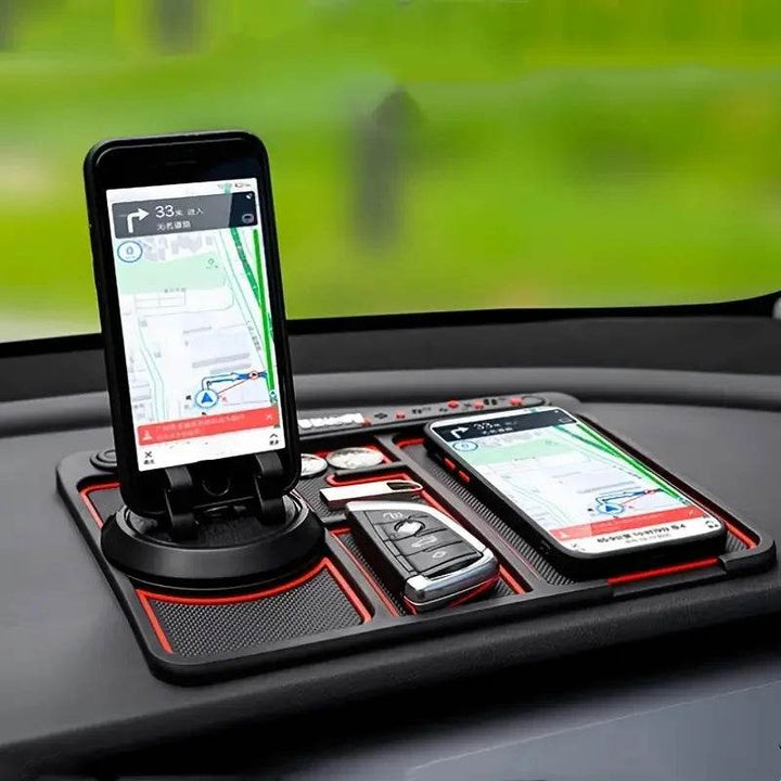Car Anti Slip Mat Phone Holder with 360° Rotating Mount - Carmodza.com