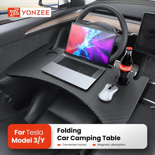 Tesla Steering Wheel Tray Desk for Model 3/Y/S/X & Highland - Carmodza.com