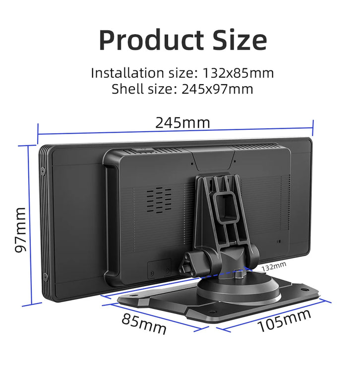 Wireless CarPlay Car Stereo Display - 10.26" HD Touchscreen - Carmodza.com