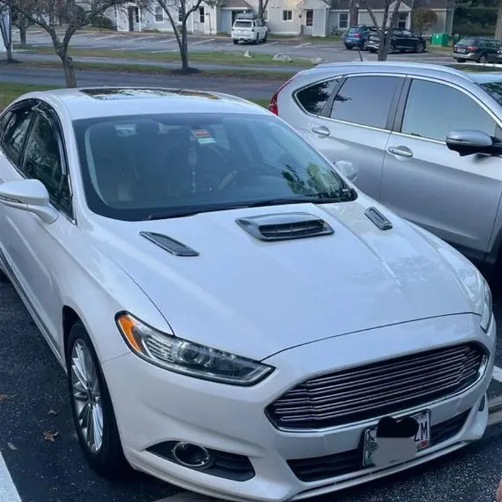 Universal Car Air: Flow Decorative Intake Hood Scoop Bonnet Vent - Carmodza.com