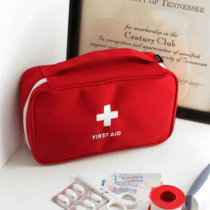 Portable Car First Aid Kit - Emergency Travel Organizer - Carmodza.com