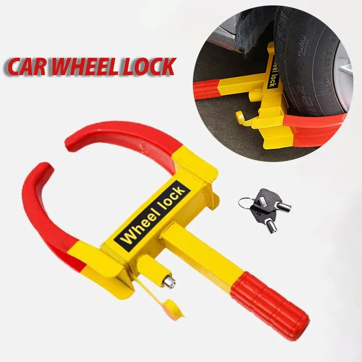 Heavy Duty Car Wheel Clamp - Universal Anti-Theft Tire Lock - Carmodza.com