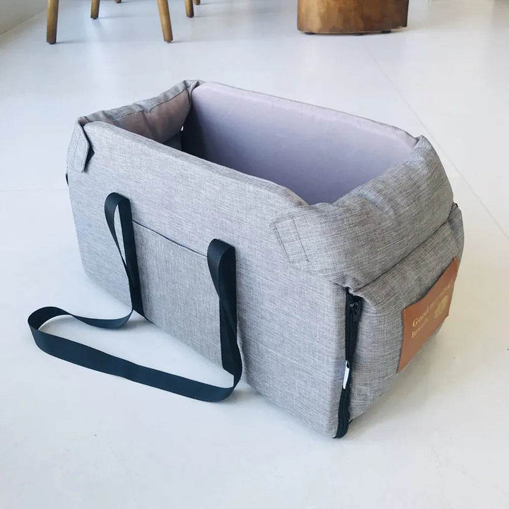 Dog Car Console Booster Seat | Portable Pet Travel Bed - Carmodza.com