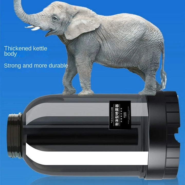 Hand Pump Foam Sprayer Car Wash Bottle 2L - Carmodza.com