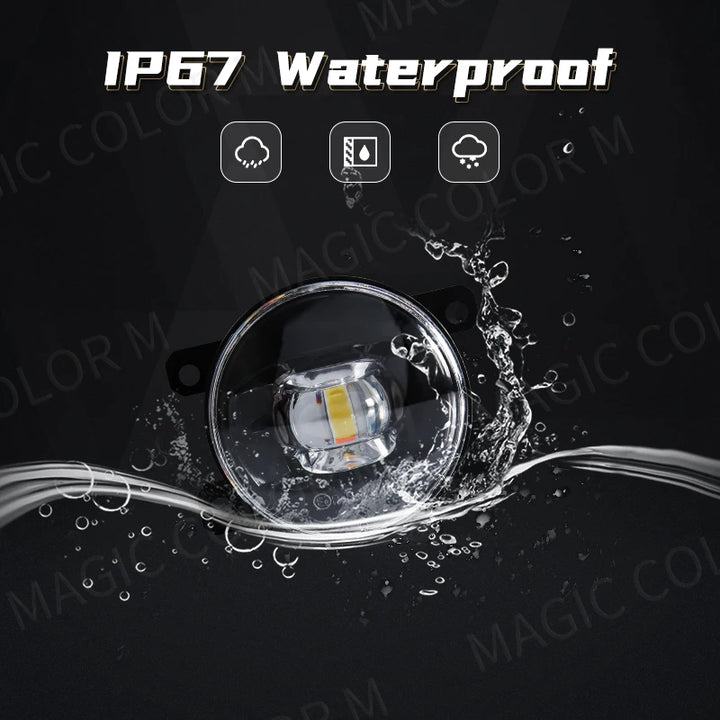 LED Fog Light For Citroen Ford Honda Suzuki Isuzu Mitsubishi Renault Auto Car Fog Lamp 8000LM 30W White Yellow 12V Waterproof - Carmodza.com