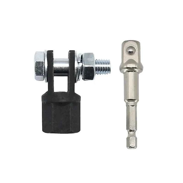 Scissor Jack Adapter 1/2 Inch Chrome Vanadium Steel Adapter Wrench Tool Automotive Jack Drill Adapters for Impact Drills Socket