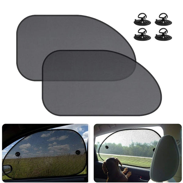 Universal Car Sunshade Covers – Folding Mesh Windshield Shield - Carmodza.com