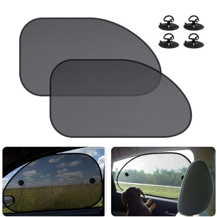Universal Car Sunshade Covers – Folding Mesh Windshield Shield - Carmodza.com