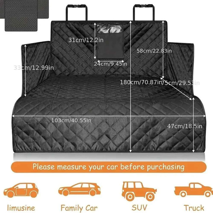 Dog Car Seat Cover Waterproof Portable – SUV Cargo Liner Mat - Carmodza.com