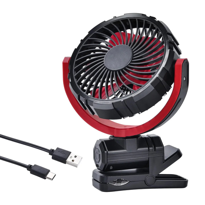 Portable Car Clip-on Fan | Eary USB Rechargeable Mini Cooler - Carmodza.com