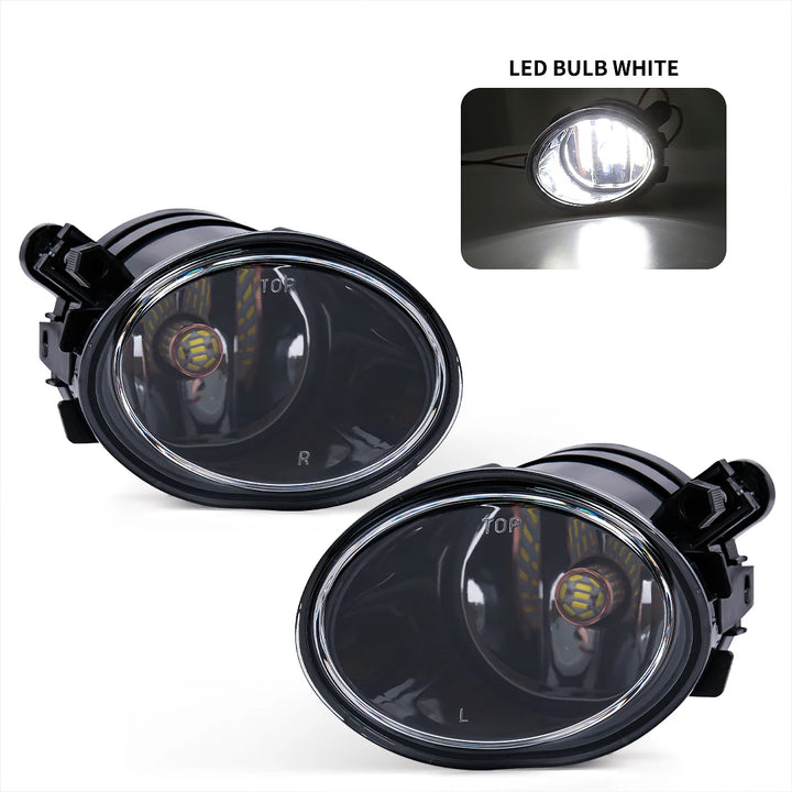 BMW E46 E39 M Fog Lights Smoked Driving Lamp Kit (01-06) - Carmodza.com