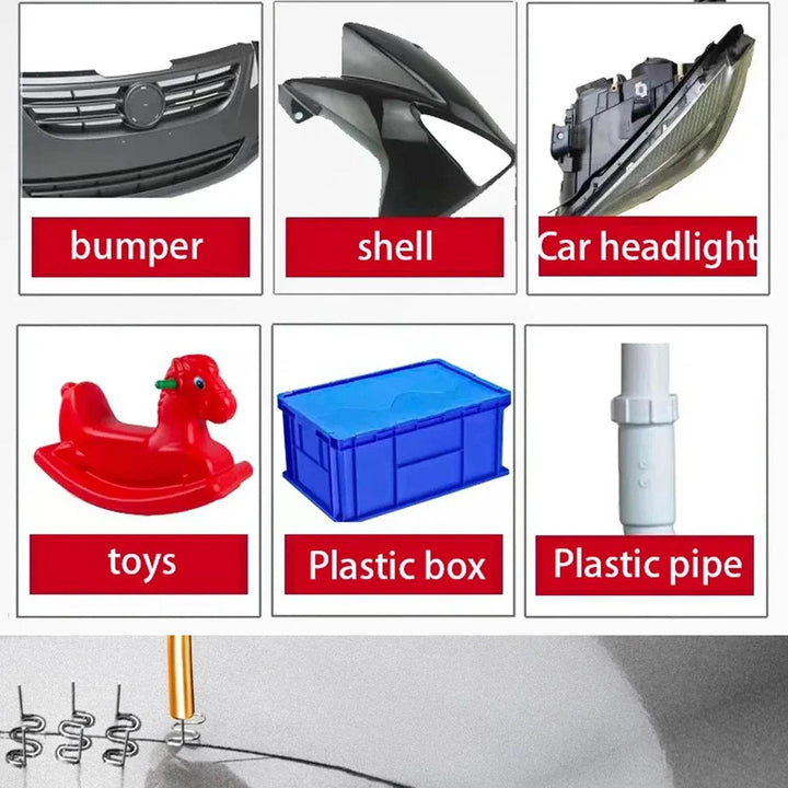 Plastic Welding Kit Car Bumper Repair Hot Stapler Welder Tool Set - Carmodza.com