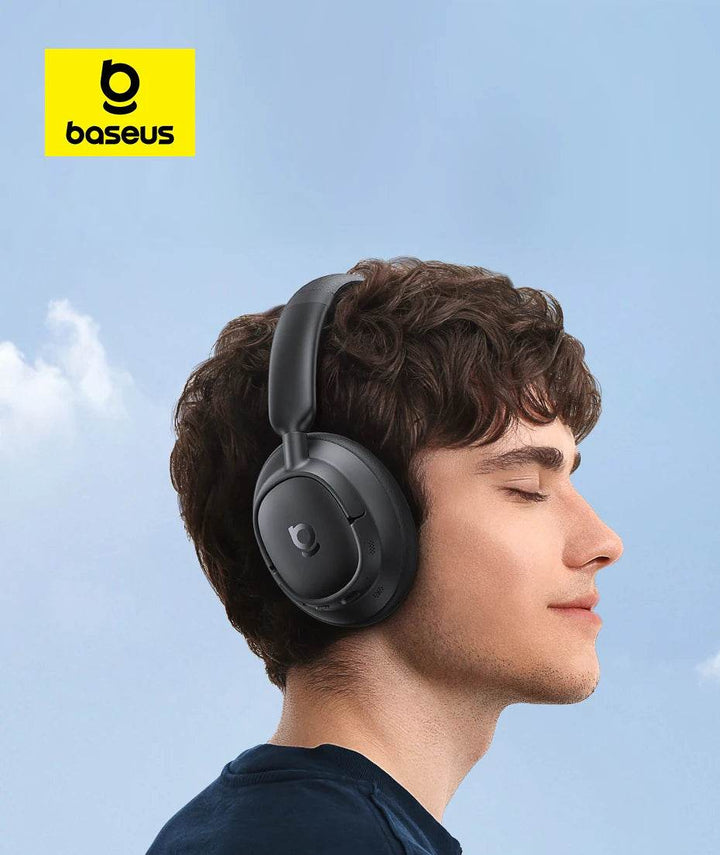 Baseus Wireless Noise Canceling Headphones - 120H Playtime - Carmodza.com