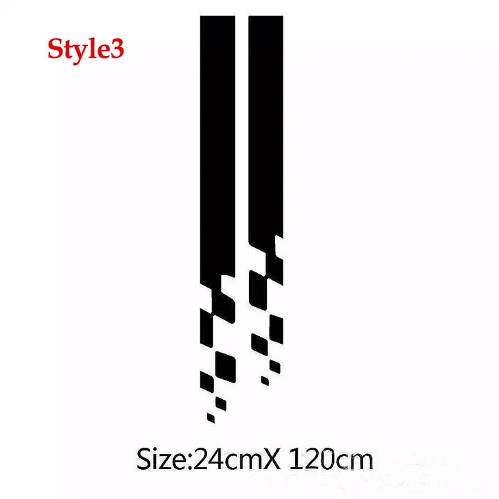 Car Hood Sticker – Personalized Stripe Hood Decal for Car Accessories - Carmodza.com
