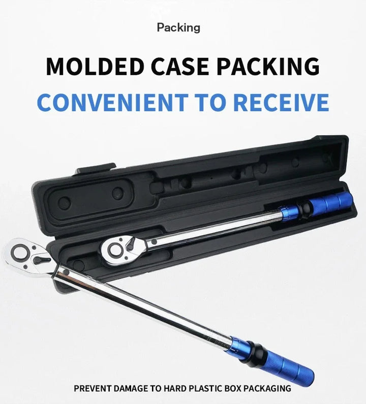 Torque Wrench 3/8" Drive | 5-60 N.m Adjustable & Reversible - Carmodza.com