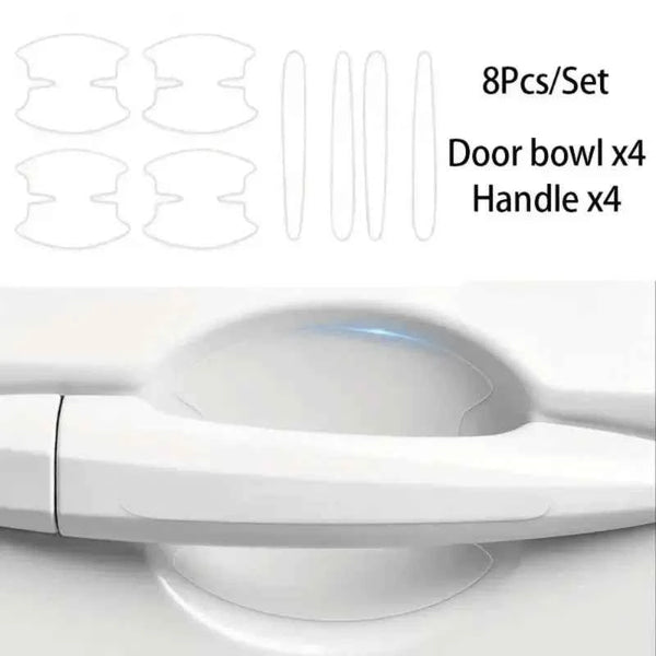 Car Door Handle Protector Film | 8Pcs Scratch Protection Set - Carmodza.com