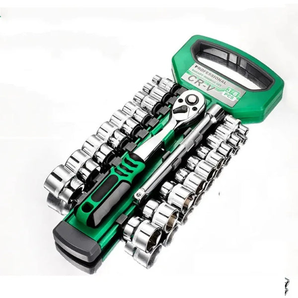 Multi-function Ratchet Wrench Set | 72-Tooth Drive DIY Hand Tool
