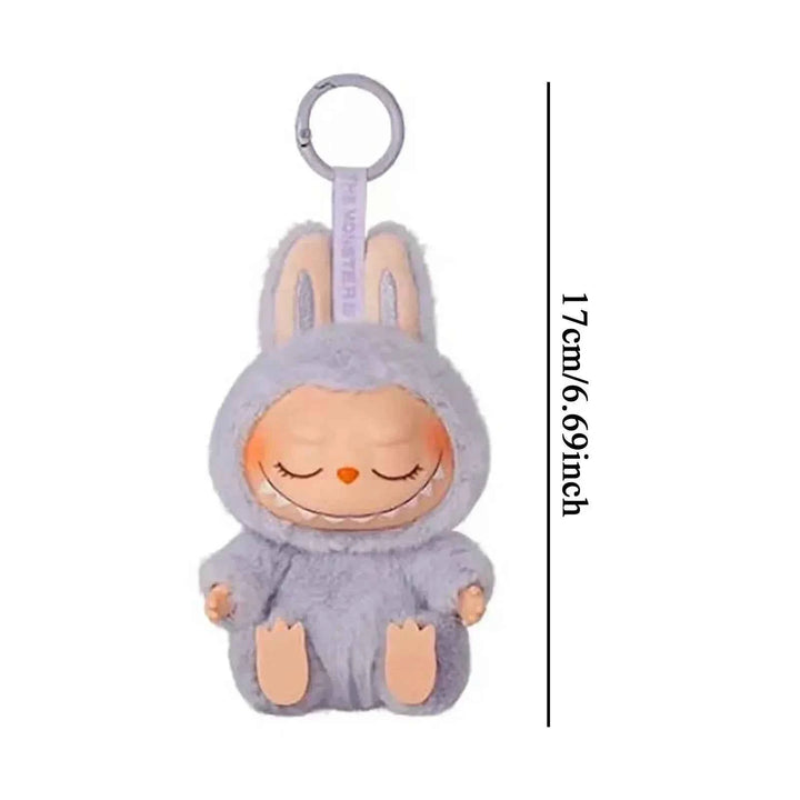 Cute Bunny Plush Car Keychain | Car Mirror Hanging Accessory - Carmodza.com