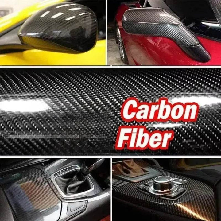 Carbon Fiber Car Interior Wrap | Self-Adhesive DIY Trim Sticker - Carmodza.com