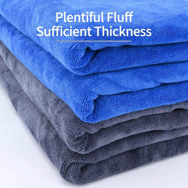 Extra Large Microfiber Car Towel | Super Absorbent Drying Cloth - Carmodza.com
