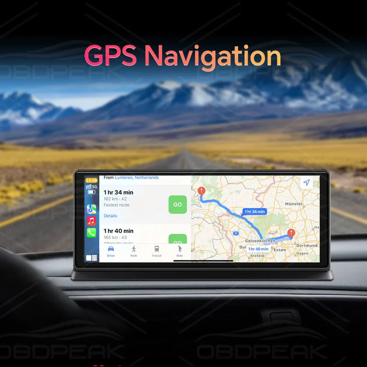 4K Wireless Carplay Android Auto Car DVR Dash Cam - Carmodza.com