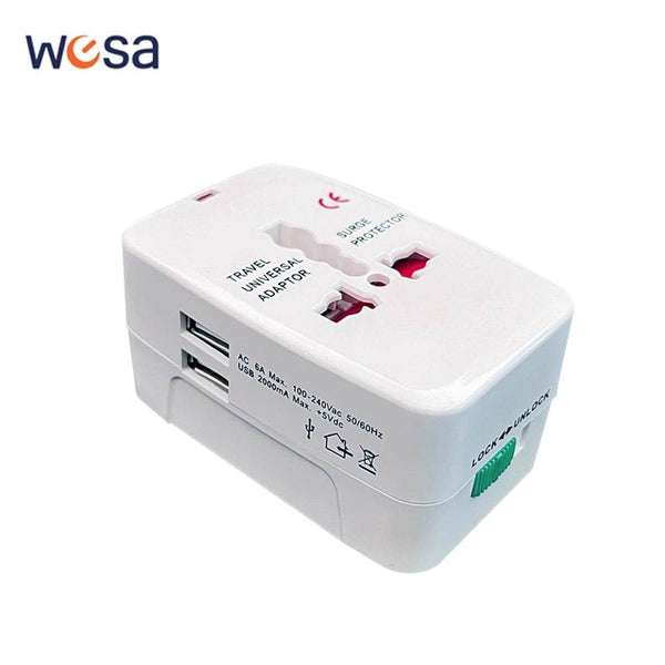Universal Travel Adapter with USB Ports Charger - Carmodza.com