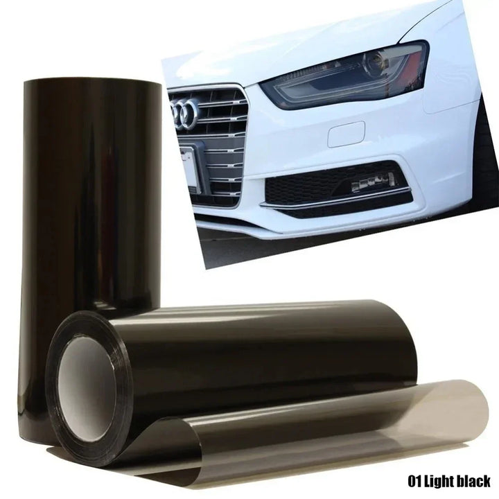 Car Headlight Tint Vinyl Film | Matte Black Smoke Light Wrap - Carmodza.com