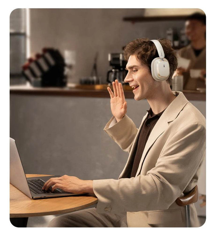 Baseus Wireless Noise Canceling Headphones - 120H Playtime - Carmodza.com