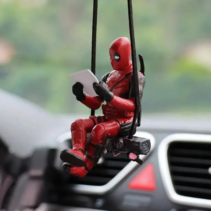 Deadpool Car Pendant for Rearview Mirror Keychain and Decorative Ornaments - Carmodza.com