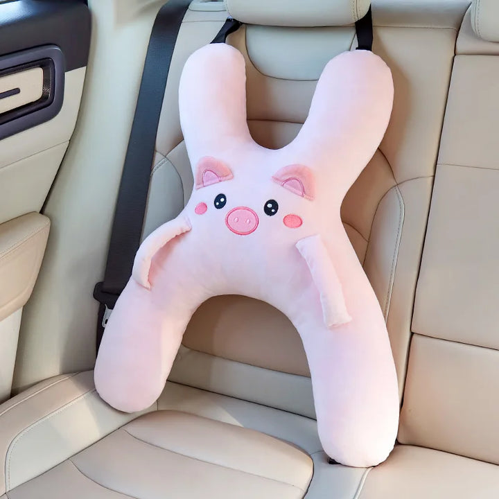 Kids Car Seat Travel Pillow | Neck & Body Sleep Support - Carmodza.com