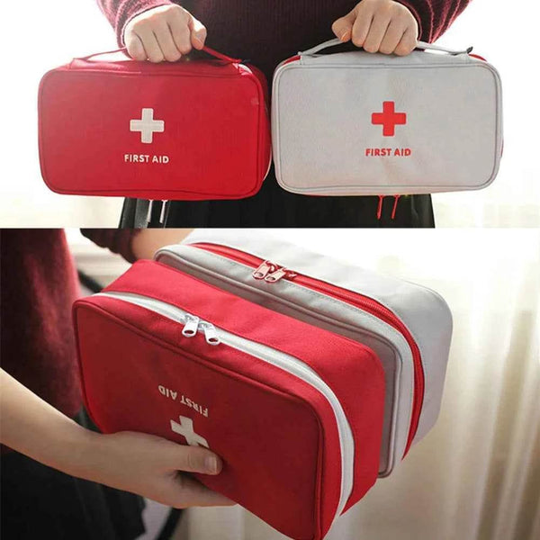 Portable Car First Aid Kit - Emergency Travel Organizer - Carmodza.com