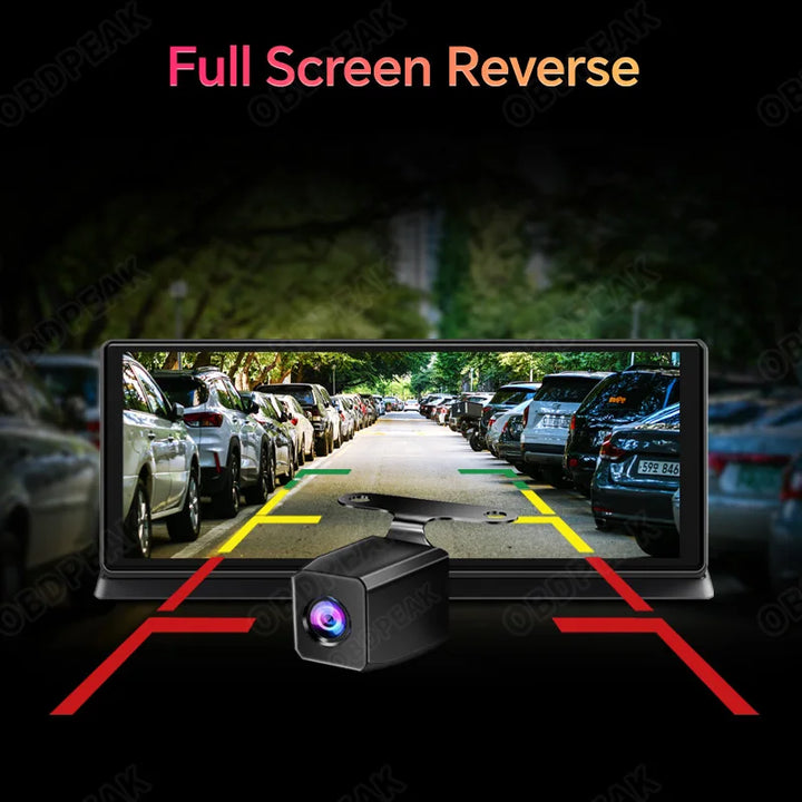4K Wireless Carplay Android Auto Car DVR Dash Cam - Carmodza.com