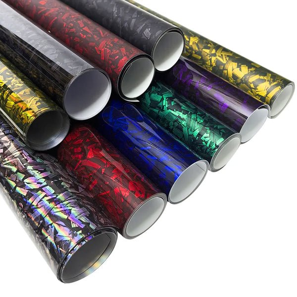 Forged Carbon Fiber Vinyl Wrap | Glossy Car Sticker Film - Carmodza.com