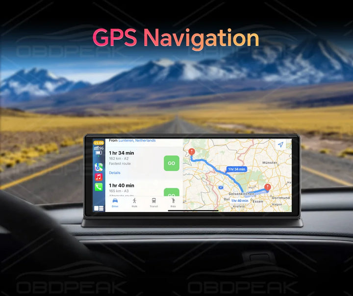 4K Wireless Carplay Android Auto Car DVR Dash Cam - Carmodza.com