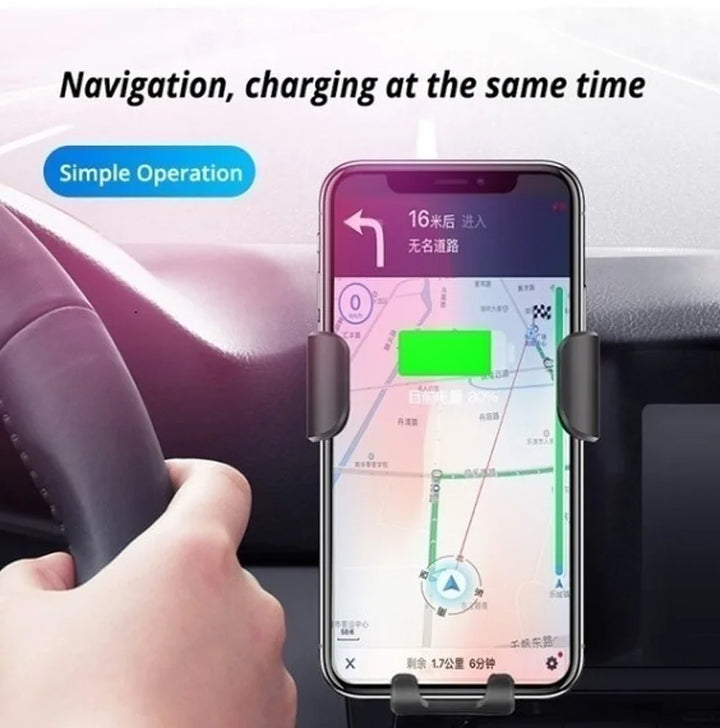 Gravity Car Phone Holder | Air Vent Mount for Secure Driving - Carmodza.com