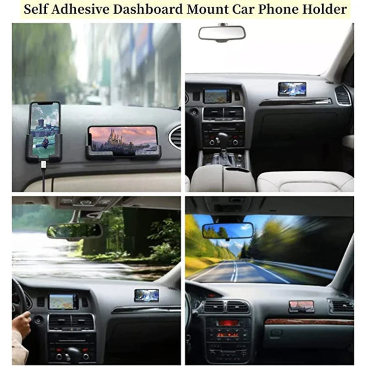 Car Dashboard Phone Mount Holder (1-Pair) | Universal Adhesive Mount - Carmodza.com
