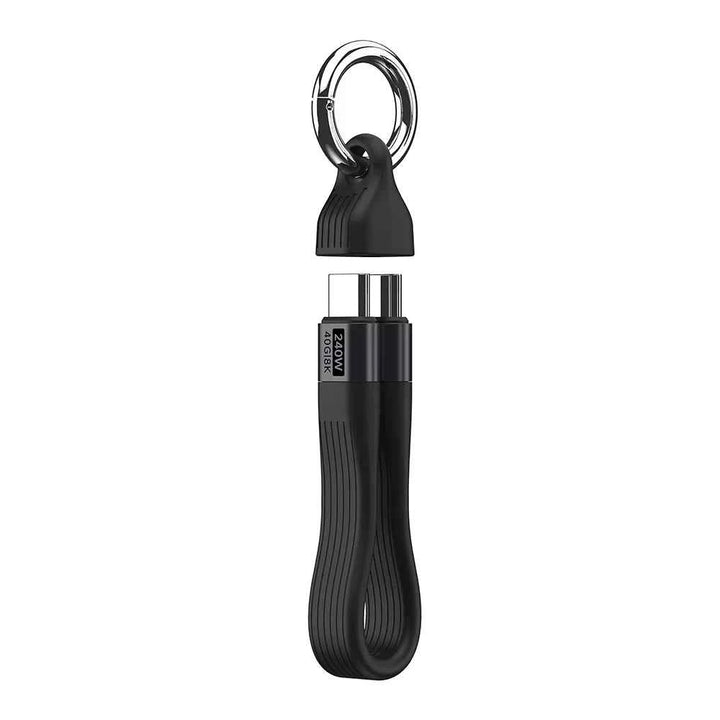 240W USB C Keychain Charger Cable for Car & On-The-Go - Carmodza.com