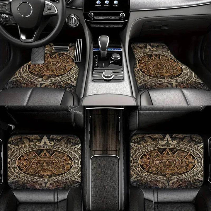 Bohemian Car Foot Mats Universal - 4 Piece Set - Carmodza.com