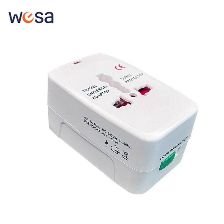 Universal Travel Adapter with USB Ports Charger - Carmodza.com