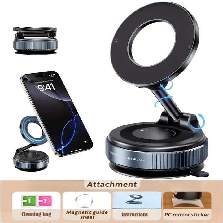 Magnetic Car Phone Holder | 360° Rotation | Carmodza - Carmodza.com