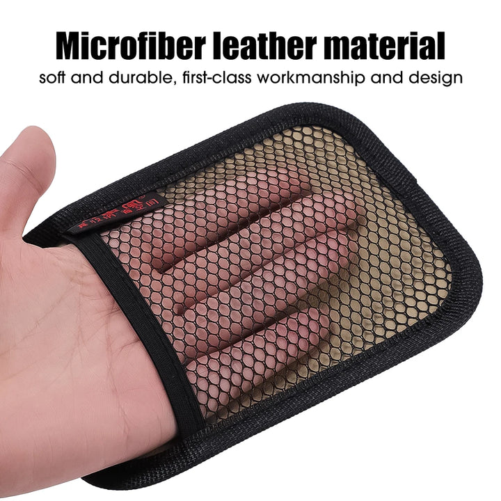 Car Leather Mesh Storage Bag for Phones, Coins & Keys | Car Interior Organizer - Carmodza.com
