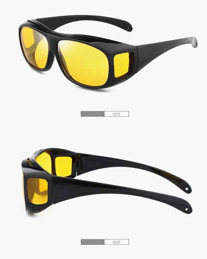 Fitover Night Driving Glasses | Anti-Glare for HD Clarity - Carmodza.com