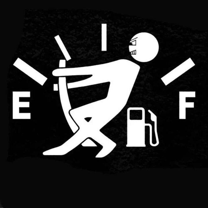 Funny Fuel Tank Sticker Decal | Reflective Vinyl Car Sticker - Carmodza.com