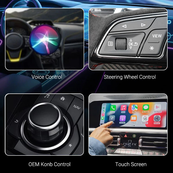 Wireless CarPlay Android Auto Adapter | 2-in-1 USB Dongle - Carmodza.com